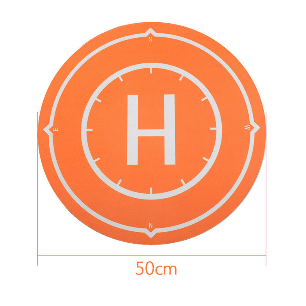 משטח נחיתה 50 ס"מ עמיד במים מתקפל דו צדדי למגוון רחפנים