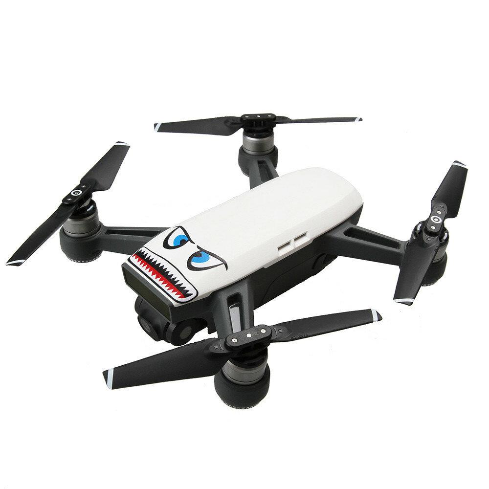 4 מדבקות של כריש לרחפן